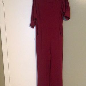 Women off the shoulder Wide Leg Jumpsuit
